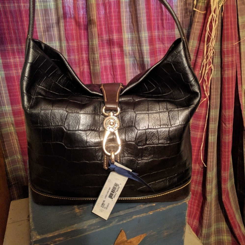 Dooney&Bourke Logo Lock Handbag-NWT